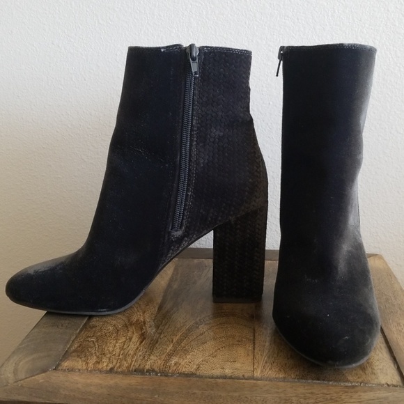 Donated! Lucky Brand Velvet Booties - Picture 5 of 9